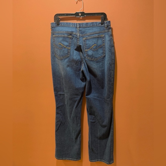 Chico’s Denim Jeans size 2 Short/12 Short Straight Leg Mid Rise Stretch 30”x28” - Picture 2 of 13